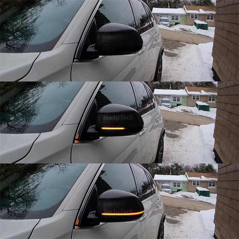 Желтый динамический указатель поворота мигающий боковой зеркальный индикатор лампа для BMW X3 IX3 G01 G08 X4 G02 X5 G05 X5 G06 X7 G07