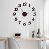Nordic Simple Punch-free Creative Clock Acrylic Living Room Wall Clock Bedroom Digital Wall Clock Decorative Wall Sticker Clock
