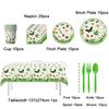 Natural Insects In spring Birthday Party Decoration Disposable Tableware Plate Cup Cartoon Bee Butterfly Backdrop Party Supplies