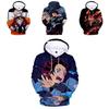 Яркая толстовка с 3D-принтом Demon Slayer Kimetsu No Yaiba для повседневной носки
