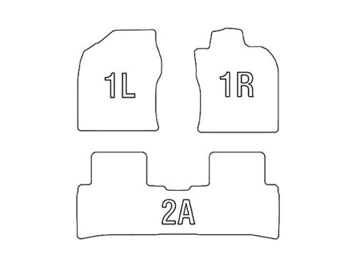 Комплект ковриков Clazzio 3D Type для 1 Prius ZVW51 Clazzio Rubber Type черного цвета ET-1078