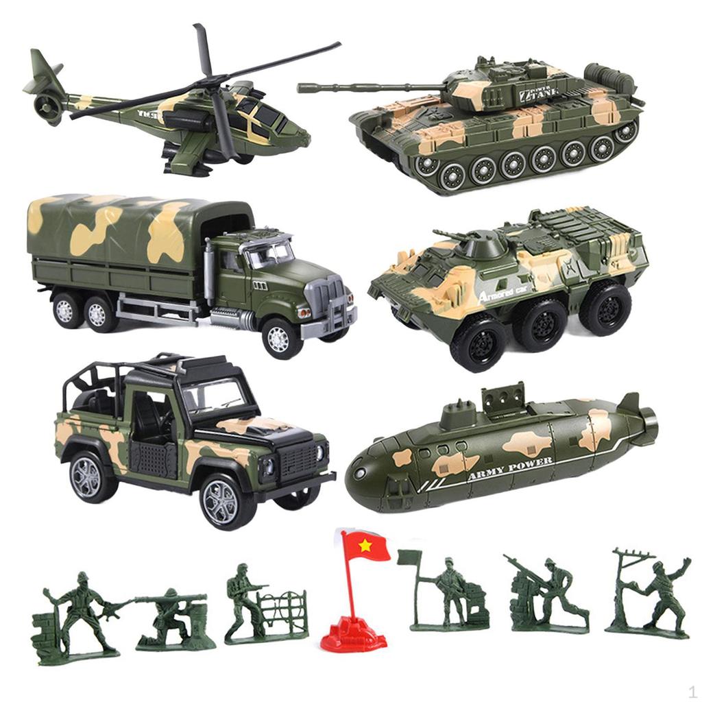 Set of 6 Realistic Toys for Kids Ages 3-7