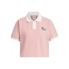 Оригиналы Monkey Kingdom Коллаборация Спортивная Короткая Рубашка Поло Женская Розовый