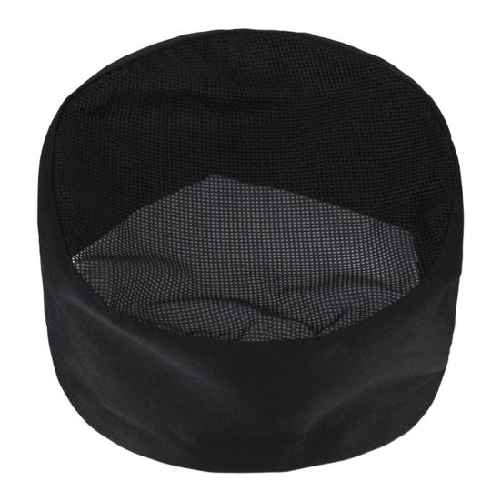 Chef Hat Unisex Kitchen Hat Hotel Restaurant Cook Cap Good Breathability Hollow Mesh Top Waiter Chef Work Cap Workshop Factory Hat