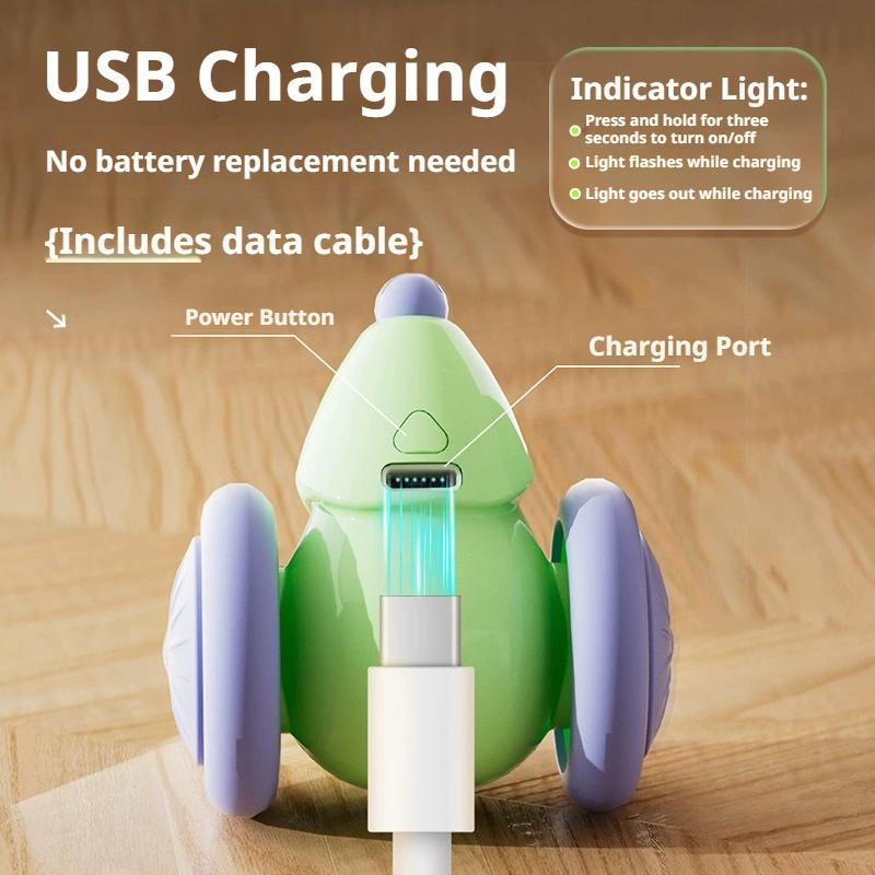 Robotic Mouse Toy Electric Mouse Car Interactive Cat Toy Automatic Kitten Toy Intelligent Obstacle Avoidance Cat Toy