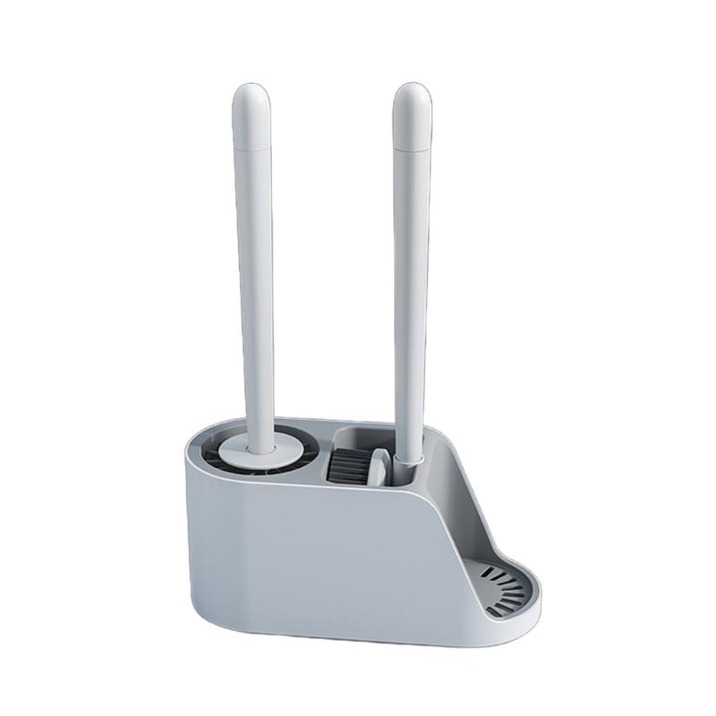 Toilet Brush Set Space saving Solution Quick Drying Toilet Bowl Brush & Holder for Efficient Bathroom Maintenance