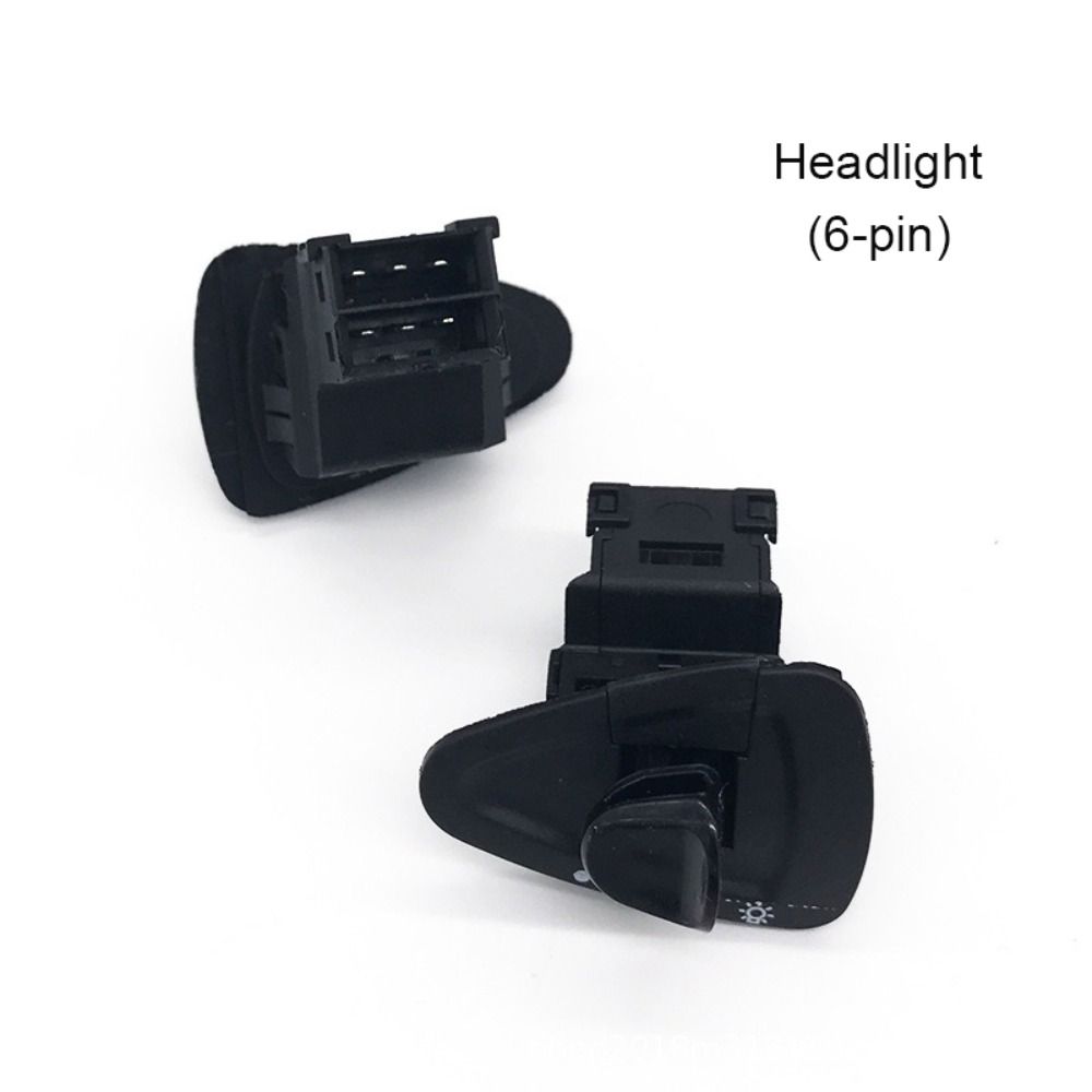 Black Headlight Switch Plastic Turn Signal Switch for Piaggio Motorcycle DIY Installation