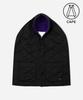 Yale [Onemile Wear] Стеганый кейп с карманом Черный/Фиолетовый