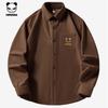 Heavy duty corduroy lapel fine and comfortable shirt for autumn new men's inner wear
