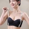 Lingerie Female Small Breasts Gathered Large Anti-sagging Support Stand Up Without Traces of Non-steel Ring Back Bra