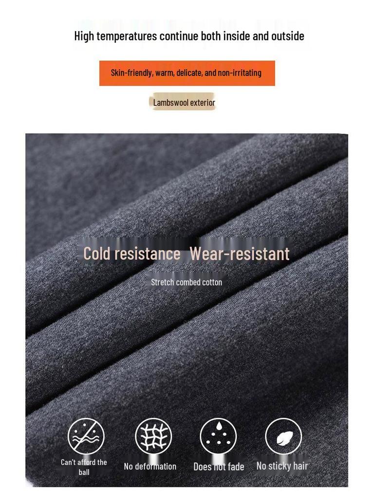 Женские флисовые спортивные штаны с высокой посадкой и манжетами - Толстые серые джоггеры для осени/зимы 2024