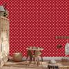 Hearts Wallpaper Red and Coral 50x1000