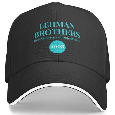 Кепка с логотипом отдела управления рисками Lehman Brothers K-pop Рок Тракер Летняя Дышащая Мужская Женская Модная Бейсболка