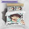 3pcs Oikawa Tooru1 Cover Set - Personalized Name, HD Printed Bedding with 1 Cover and 2 Pillowcases - Perfect for Home Decor, Easy Care