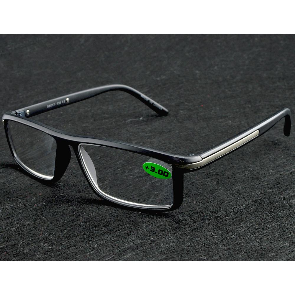 Высококачественные очки Reaging во всю оправу, ретро, ​​винтажные, прямоугольные, прозрачные или черные очки +1 от +1,5 до +4