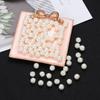 50PCS/100PCS 10mm DIY Crafts Clothing Dress Accessories Scrapbooking Pearl Buttons Sewing