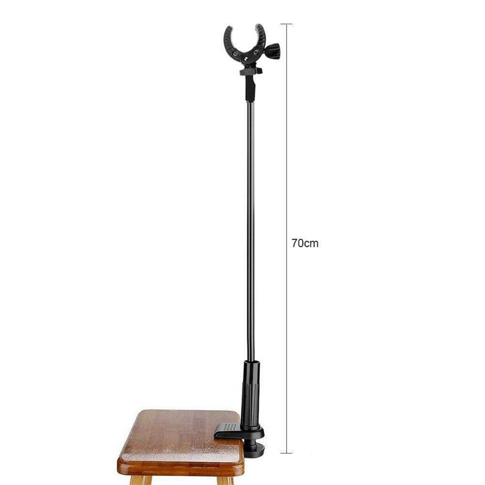 Adjustable Clamp Hair Drye Holder Hands-Free Hair Dryer Bracket Rotatable Pet Grooming Shelf