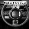 Car Interior Modification Steering Wheel Carbon Fibre Sticker For MINI ONE Cooper S JCW R55 R56 R60 R61 R57 R58 R59  Accessories ulqch44