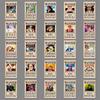 Наклейки "Wanted" из One Piece, 50 штук: Персонализированная коллекция декора для ноутбука в стиле японского аниме