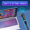 Разъем-переходник питания для ноутбука TypeC Female на DC, угловой, совместимый с Lenovo, Asus, Hp, Dell, Acer - Аксессуары для зарядки