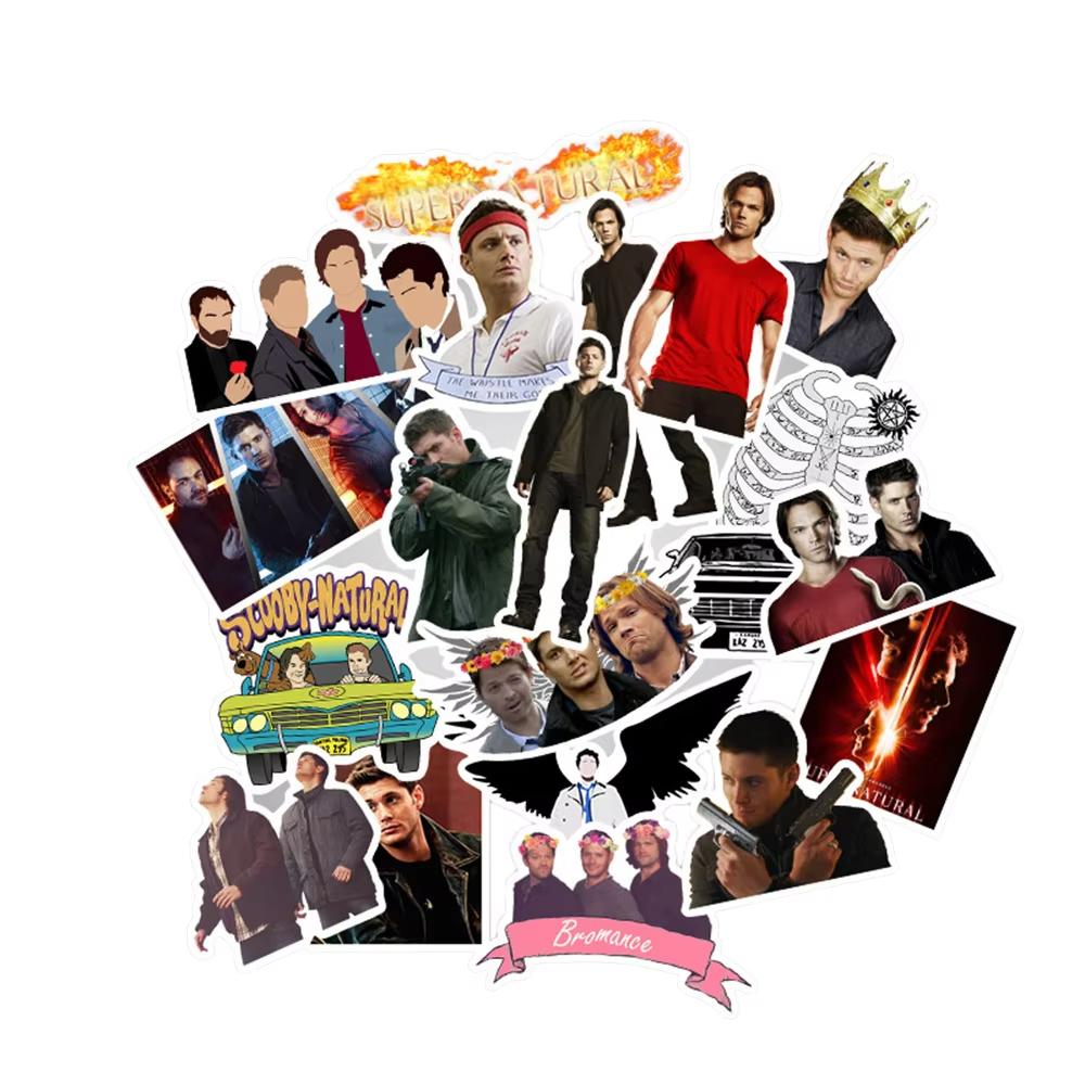 50PCS Cartoon Supernatural Personality Graffiti Creative Stickers Toy Guitar Mobile Phone Computer Refrigerator Desk Decoration
