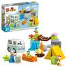 LEGO Duplo Camp Holiday 10997 Игрушечный блок Подарок Младенцу Детская Машинка Машинка Мальчики Девочки 2 года ~