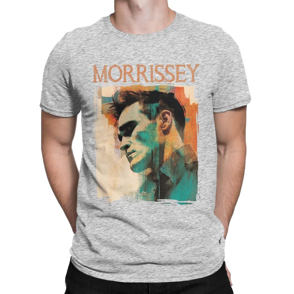 Футболка The Smiths Мужская Чистый Хлопок Забавные Футболки С Круглым Вырезом Моррисси 80-е 90-е Футболка С Коротким Рукавом Одежда С Принтом