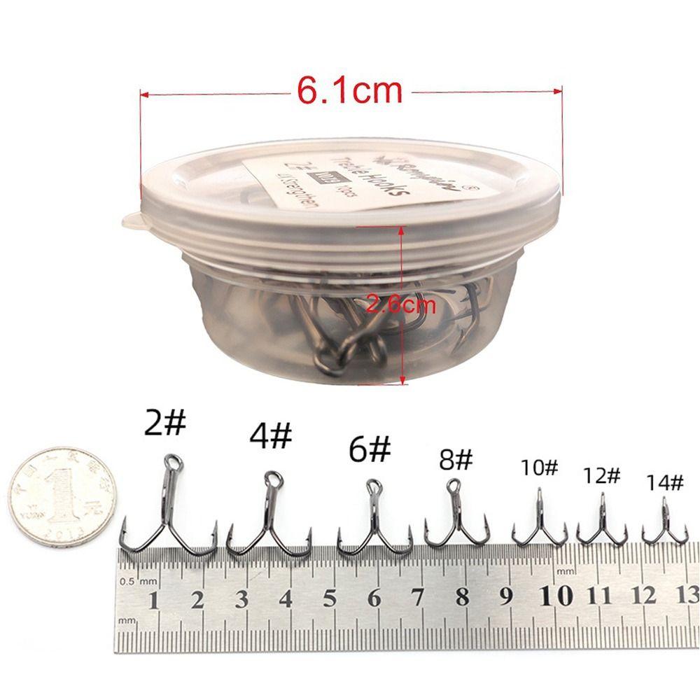 12# 14# острые крючки с бородкой Ahite Nickel рыболовные крючки рыболовные снасти тройной джиг высокоуглеродистая сталь