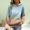 Womens Fashion Sun Letter Print Loose Hoodie Tops Blouse Sweatshirt Casual Long Sleeve Pullover Tops