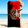 1Pc Modern Warfare Skull Graphic Beach Towel Quick Dry Multiuse For Beach Pool Gym Yoga Home Travel Christmas Halloween Xmas Gift Q1910