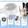 Cat Dog Steamy Brush Shedding Steam Cat Brush Adjustable Pet Grooming Brush Button Steam Spray Hair Bath Hair Removal Brush Comb