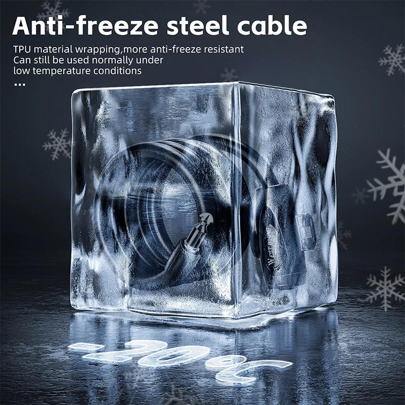 Anti-freeze Bike Cable Lock 1.2/1.5m Thicken Anti-theft Safety Lock Portable Bicycle Lock MTB Road Bike Accessories