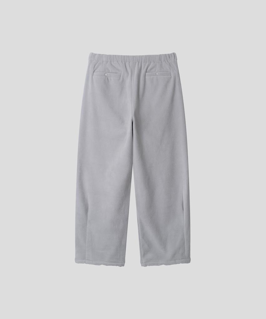 BLACK MOMENT Balloon Fit Pintuck Wide Cotton Pants [Khaki Brown]