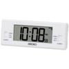 Seiko Clock Alarm Table SQ321W Radio-Controlled Digital Clock White
