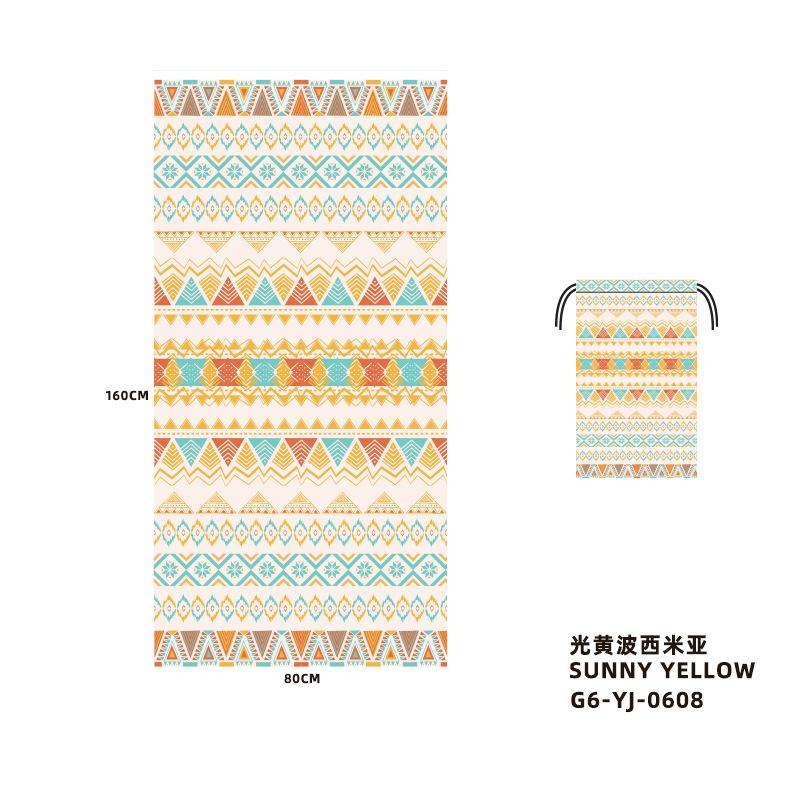 Принт пляжное полотенце полная версия Набивной рисунок Цифровая печать Быстросохнущее впитывающее пляжное полотенце Полотенце для плавания