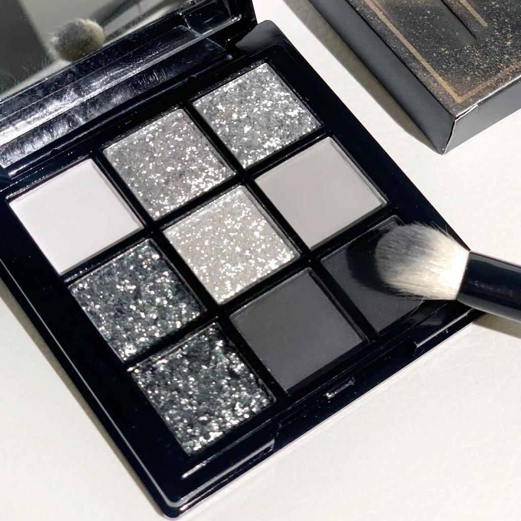 Multi-color Selection For Women Nine-Color Waterproof Matte & Glitter Eyeshadow Palette - Long-lasting, Sweat-proof, and Brightening