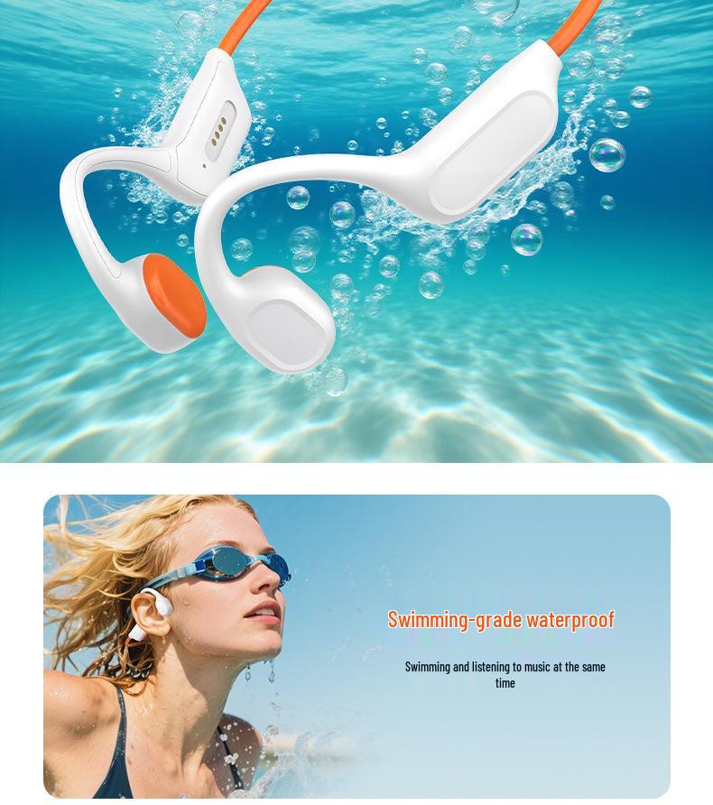 Костные Bluetooth-наушники X9: Долгая батарея, Беспроводные, для Музыки, Звонков, Спорта, Бега, Плавания.