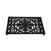 Dulton Rectangle Trivet Antique Black Pot Holder, S315-115ABK, 18mm H X 250mm W X 170mm D
