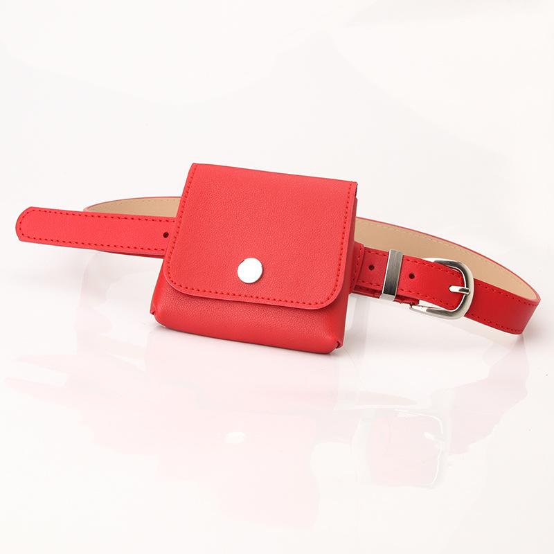 Detachable Multi-Pocket Fanny Pack & Fashion Waistband for Pants, Minimalist All-Match Decorative Belt with Small Pouch