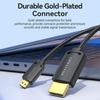Кабель Vention Mini HDMI-HDMI 4K Mini HDMI Шнур «папа-папа» для камеры Sony GoPro, телефона, планшета, проектора HDTV 1 м, 1,5 м, 2 м, 3 м, кабель HDMI