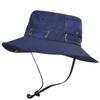 Outdoor Summer Fishing Hats Men Anti-UV Sunshade Breathable Hiking Beach Bucket Hat Male Fisherman Waterproof Quick Dry Cap