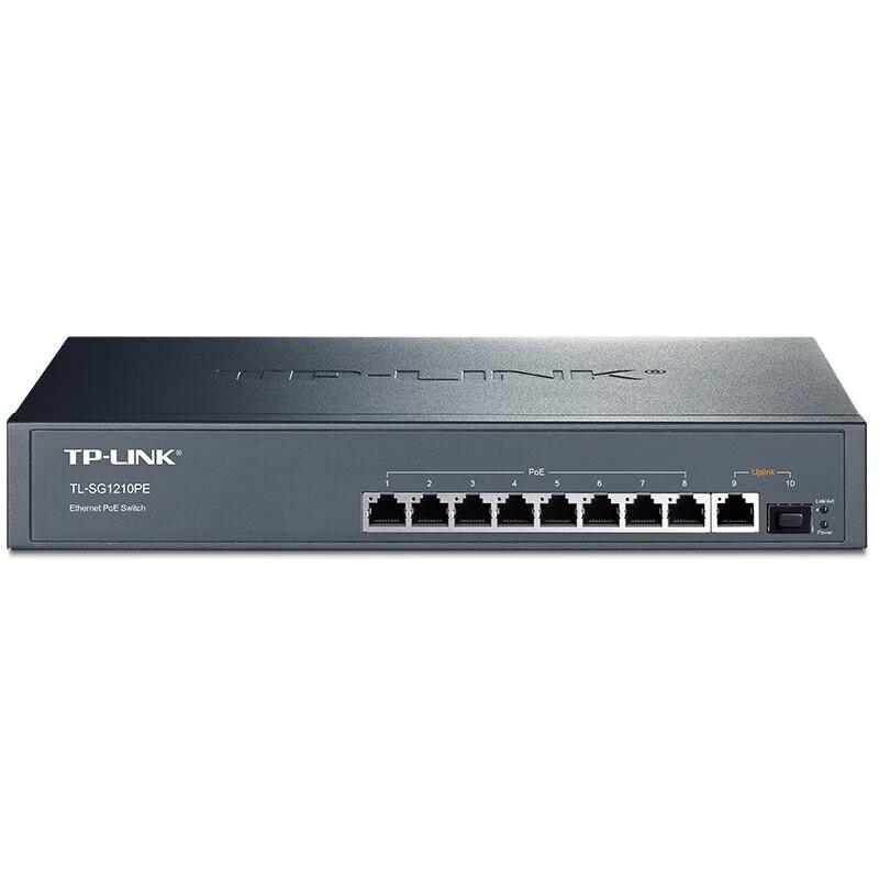 TP-Link TL-SG1210PE 8-Port Gigabit Unmanaged PoE+ Switch