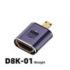 HDMI-Compatible Adapter 90 270 Degree Right Angle Male to Female Converter 8K HD Connector Mini / Micro HDMI-compatible Extender