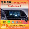 Android14 Carplay Auto для Seat Leon 3 MK3 2012 2013 2014 2015 2016 - 2020 Мультимедийный автомобильный радиоплеер WIFI+4G 360 камера стерео