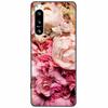 For Sony Xperia 5 IV / 1 IV Case 10IV Soft Silicone Flower Phone Back Cases For Sony Xperia 10 IV V Cover 5IV TPU Bumpers 10V