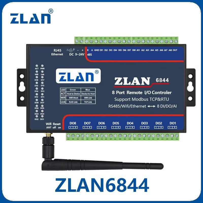 ZLAN 6844 Многоинтерфейсный удаленный контроллер ввода-вывода