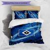 3- Piece Постельное Белье с Принтом Футбольного Клуба Hamburger SV, Удобный, Приятный для Кожи Комплект Пододеяльника для Спальни