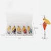 5Pcs Spinner Spoon Metal Bait Fish-Shaped Fishing Lure Sequins Spoon Baits for Bass Trout Perch Pike