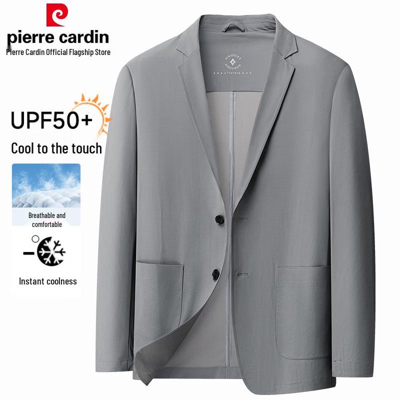 Pierre Cardin Мужской повседневный блейзер с защитой от солнца, охлаждающим эффектом и эластичностью