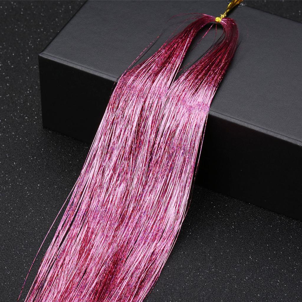 47 Inches Hair Extension-Tinsel 12 Colors 2400 Strands Hair Extensions For Women